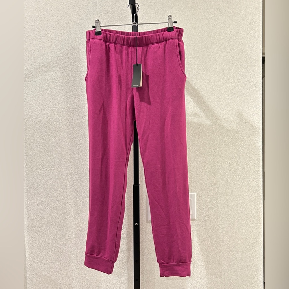 Monrow Pink Lightweight Comfy Joggers, Size S, New with Tag